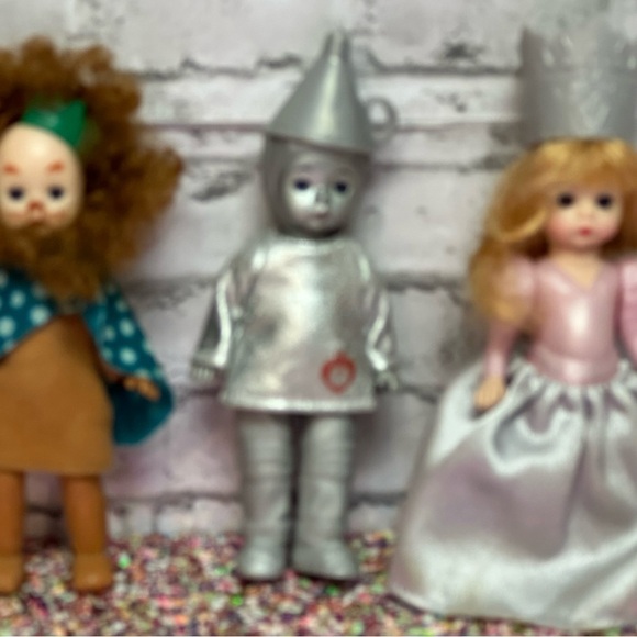 Madame Alexander Dolls Lot of 3 McDonald's Tin Man Glenda Witch Lion 2008 - Picture 4 of 11